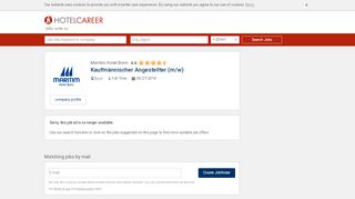 
                            13. Job offer: Kaufmännischer Angestellter in Bonn at Maritim Hotel Bonn