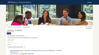 
                            4. Job Openings (101 jobs found) - Careers | JPMorgan Chase