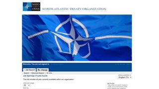 
                            9. Job Openings (60 jobs found) - NATO - NATO Vacancies