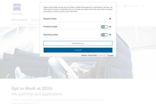 
                            10. Job Openings and Applications - Zeiss