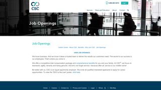 
                            1. Job Openings | CSC
