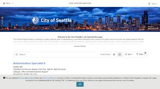 
                            13. Job Opportunities | Departments: Seattle City Light | Sorted by Job ...