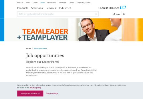 
                            11. Job opportunities | Endress+Hauser