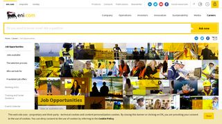 
                            2. Job Opportunities | Eni