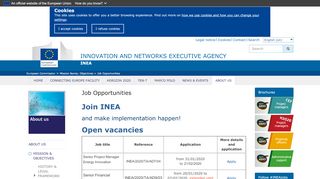 
                            13. Job Opportunities | Innovation and Networks Executive Agency