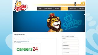 
                            10. Job Opportunities | simba.co.za