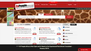 
                            6. Job Opportunities - ZAMBIA - CV People Africa