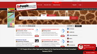
                            8. Job Opportunities - ZIMBABWE - CV People Africa