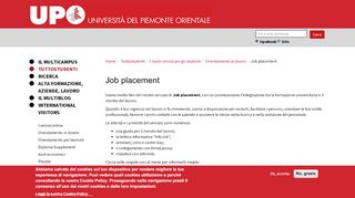 
                            13. Job placement | Università degli Studi del Piemonte Orientale ...