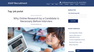 
                            3. job portal – ASAP Recruitment