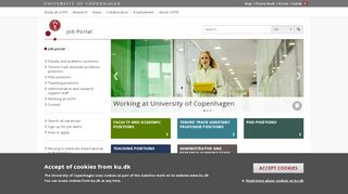 
                            6. Job Portal - Job and career – University of Copenhagen