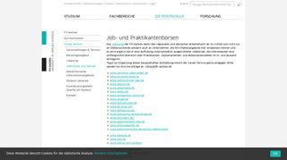 
                            12. Job-/Praktikantenbörsen - FH Aachen