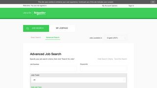 
                            3. Job Search - Advanced Search - Sign On