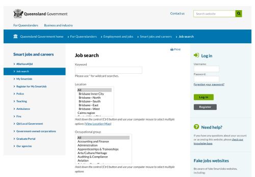 
                            5. Job search | Employment and jobs | Queensland ... - Smart Jobs