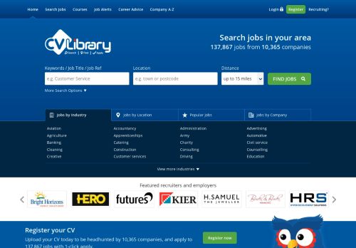 
                            11. Job Search - Find 195,000 UK jobs on CV-Library