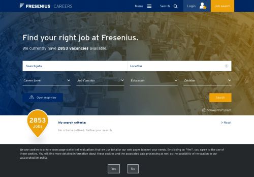 
                            8. Job search | Fresenius Careers