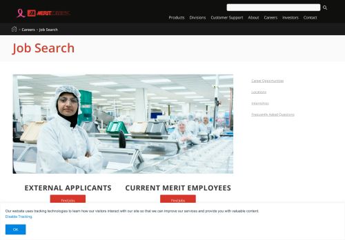 
                            4. Job Search - Join the Merit Medical Team