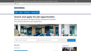 
                            7. Job Search Results - Skanska Careers