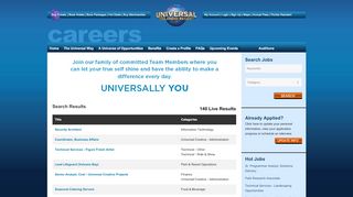 
                            9. Job Search Results - Universal Orlando