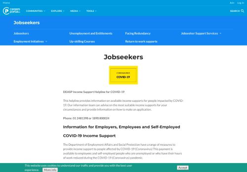
                            12. Job Seeker - Up-skilling Courses | CareersPortal.ie
