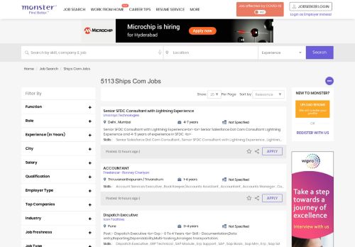 
                            10. Job Ships Com Jobs - Monster India