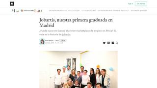 
                            13. Jobartis, nuestra primera graduada en Madrid – TheVentureCity ...