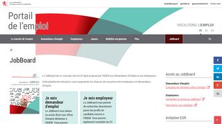 
                            1. JobBoard - ADEM - FACILITONS L'EMPLOI - www.adem.public.lu ...