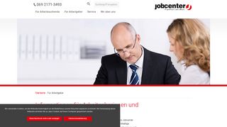 
                            5. Jobcenter Frankfurt: Für Arbeitgeber