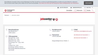 
                            4. Jobcenter Lübeck - 23560 Lübeck - Bundesagentur für Arbeit