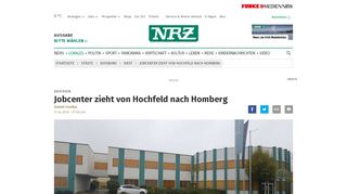 
                            7. Jobcenter zieht von Hochfeld nach Homberg | nrz.de | West