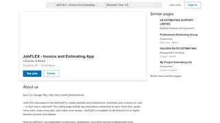 
                            8. JobFLEX - Invoice and Estimating App | LinkedIn