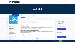 
                            11. JobFLEX Reviews, Pricing and Alternatives | Crozdesk