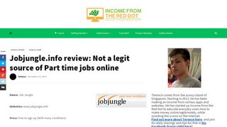 
                            1. Jobjungle.info review: Not a legit source of Part time jobs online