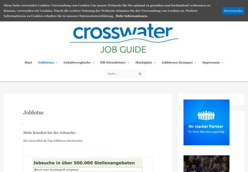 
                            6. Joblotse | Crosswater Job Guide