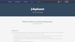 
                            11. Jobplanet - Responsive Job Board HTML Template - Yobithemes