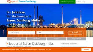 
                            7. Jobportal Essen-Duisburg - Offizielle Jobbörse des ...