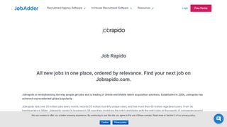 
                            12. Jobrapido – http://jobrapido.com/ | JobAdder