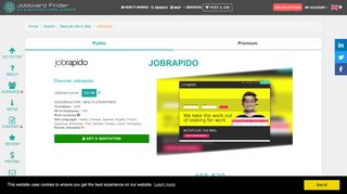 
                            12. Jobrapido : Job aggregator in Italy | Jobrapido | Jobboard Finder