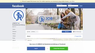 
                            10. JOBRUF.de Studentenvermittlung - About | Facebook