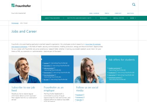 
                            1. Jobs and Career - Fraunhofer-Gesellschaft