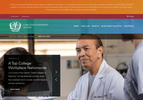 
                            9. Jobs and Careers | Loma Linda University Health