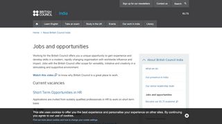 
                            5. Jobs and opportunities | British Council