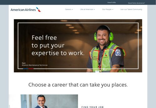 
                            1. Jobs at American Airlines