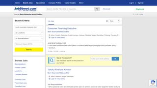 
                            7. Jobs at Bank Muamalat Malaysia Bhd in Malaysia, Job ...