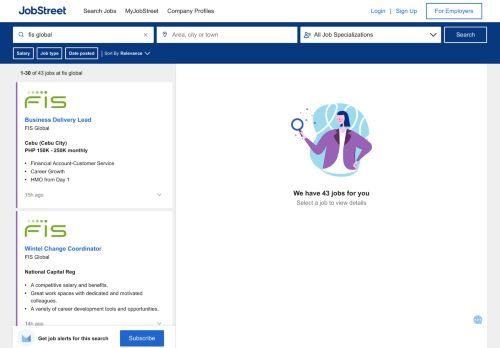 
                            9. Jobs at FIS Global in Philippines, Job Hiring | JobStreet.com.ph