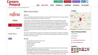 
                            8. Jobs at Fujitsu in Łódź, Poland - Careers in Poland