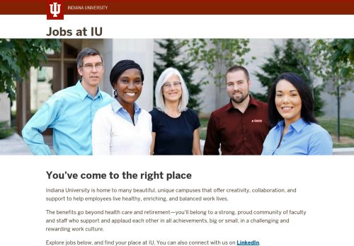 
                            11. Jobs at IU: Indiana University