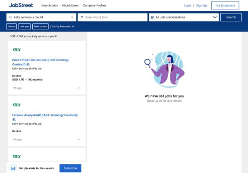 
                            7. Jobs at Kelly Services (S) Pte Ltd in Singapore, Job Vacancies ...
