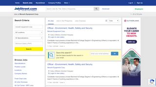 
                            6. Jobs at Monark Equipment Corp. in Philippines, Job Hiring | JobStreet ...