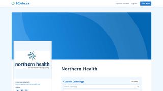 
                            8. Jobs at Northern Health | BCjobs.ca